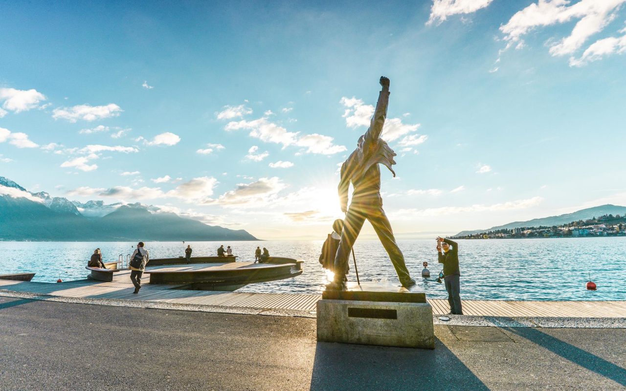 La Statue de Freddy Mercury à Montreux